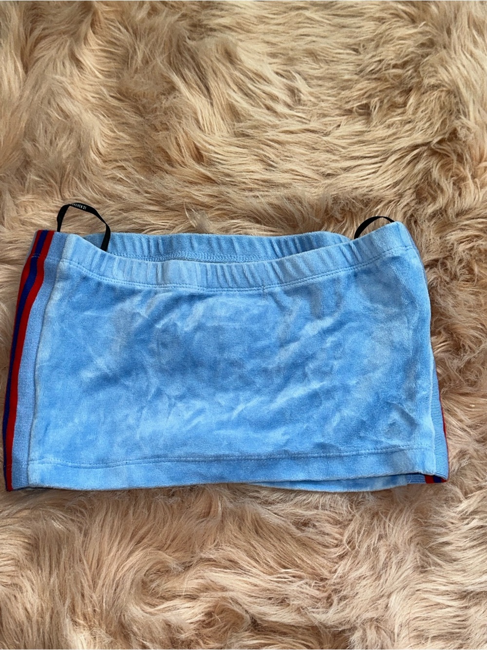 K-swiss x forever 21 Bandeau tube limited edition terry cloth tube top sz M - Picture 5 of 7